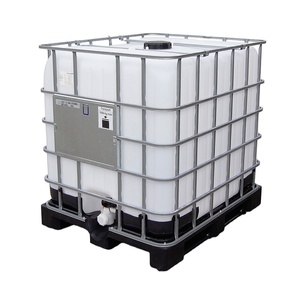 INTERMEDIATE BULK CONTAINER I B C chemical storage container with pallets