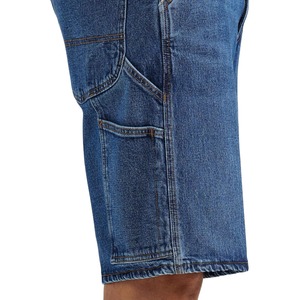 Jeans Personalizados para Hombre, Estilo Vintage, Rectos, de Algodón Transpirable, Lavables, Diseño Azul Cielo, con Botones y Remaches, para Primavera, Shorts Personalizados para Hombre - Product Image 4