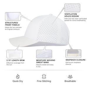 Gorra de Béisbol Blanca de 6 Paneles, Transpirable, Ajustada, Unisex, para Deportes al Aire Libre, Color Sólido, Casual, para Adultos, Primavera/Verano - Product Image 4