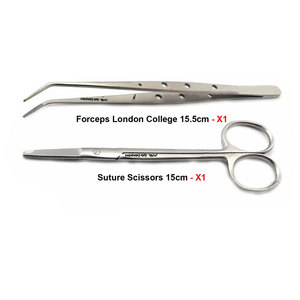 ชุดอุปกรณ์ถอดไหมเย็บฟัน ชุดเครื่องมือผ่าตัด 4 ชิ้น สำหรับการถอดไหมเย็บอย่างปลอดภัยและแม่นยำ เครื่องมือทันตกรรมทำจากสแตนเลส - Product Image 5