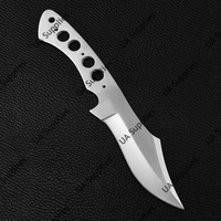 Couteau utilitaire léger et durable en acier 1095 à haute teneur en carbone, lame polie à pointe tombante, couleur personnalisée, fournitures UA