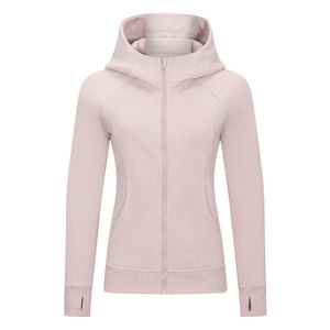 Wearpex Autumn Winter Women's Casual Outdoor Activewear Fleece Lined Hooded <b>Zip</b>-<b>Up</b> Breathable Eco-Friendly Quick Dry <b>Jacket</b> - Product Image 4