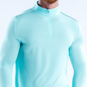 เสื้อวิ่งผู้ชายขายดี แห้งเร็ว 100% โพลีเอสเตอร์ เสื้อยิมผู้ชาย ยอดนิยม เสื้อออกกำลังกายรัดรูป - Product Image 5