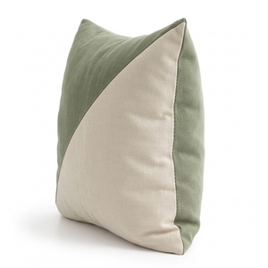 Oreiller de cou rectangulaire blanc, style moderne minimaliste, respirant, écologique, avec rembourrage en fibres, 100% coton, 100% polyester - Product Image 6
