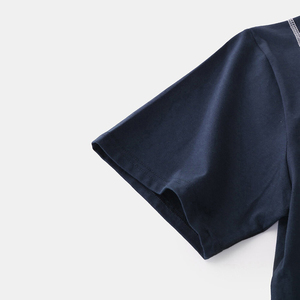 Ensemble de vêtements de sport Nanju pour hommes, t-shirt à manches courtes en tissu éponge et short d'été personnalisés, respirant, style streetwear, shorts de plage - Product Image 2