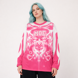 Vente en gros de maillots de football américain à manches longues pour femmes, en polyester léger, avec impression personnalisée, OEM, étiquette privée - Product Image 4