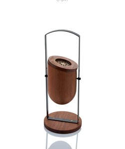 Quemador de Incienso Moderno Suspendido Mabkhara Bakhoor, Quemador de Incienso Árabe Oud, Soporte de Madera con Marco Metálico, Estilo Dubái, Decoración de Lujo para el Hogar, Ramad - Product Image 1