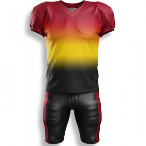 ชุดยูนิฟอร์มอเมริกันฟุตบอลแบบซับลิเมชั่นระดับไฮเอนด์ ออกแบบเองได้ ชุดแข่งแบบซับลิเมชั่นเต็มตัว อุปกรณ์กีฬากริดริออนระดับมืออาชีพ - Product Image 1