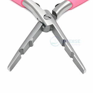 Pinzas de Acero Inoxidable de 7 Pulgadas de Alta Calidad para Remover Extensiones de Cabello, Agujas de Ganchillo de 3.6mm con Orificio Completo/Parcial, Ligeras y Reutilizables - Product Image 2