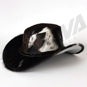 Sombreros de Vaquero de Cuero para Hombre con Cinturón de Cuero, Talla Personalizada, Forro de Piel para Invierno, para Actividades al Aire Libre y Viajes, en Oferta - Product Image 2