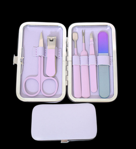 Professional High-quality Stainless Steel Classic <b>Manicure</b> <b>Kit</b> 10-in-1 Nail Clippers Scissors Grooming Tools-Complete Custom Set - Product Image 2