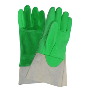 ถุงมือเชื่อมหนังวัวแท้คุณภาพพรีเมียมเสริมความแข็งแรง สำหรับงานอุตสาหกรรม ป้องกันมือสำหรับช่างเชื่อม - Product Image 4