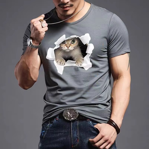 Camisetas sin Mangas para Hombre, 100% Algodón, Tallas Grandes, Personalizables con Logotipo, Tejido Jersey de 280g, para Uso Casual en Todas las Temporadas, Venta al Por Mayor OEM - Product Image 2