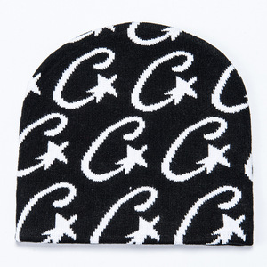 Gorro de Invierno Personalizado de Punto Jacquard, Estilo Urbano, con Logotipo y Patrón de Letras, Diseño sin Dobladillo y Estilo Personalizado - Product Image 3