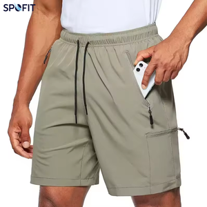 Pantaloncini <span class=keywords><strong>Bermuda</strong></span> <span class=keywords><strong>da</strong></span> Uomo Personalizzati in Tessuto Oxford Impermeabili Antivento ad Asciugatura Rapida Traspiranti per Allenamento Sportivo - Product Image 4