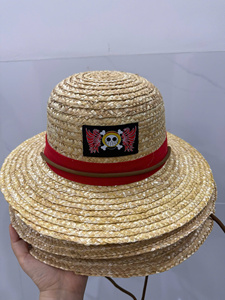 Sombrero de Rafia Natural Hecho a Mano en Vietnam con Logotipo Personalizado, Sombrero de Paja Redondo de Ala Ancha para Playa, Vacaciones, Fiestas de Verano y Bodas - Product Image 1