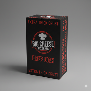 Caja de Embalaje para Pizza Cilíndrica Ecológica con Diseño de Retención de Calor para Restaurantes y Cadenas de Pizzerías - Product Image 1