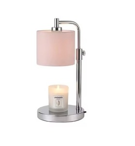 Lampe chauffe-bougie en métal avec minuterie et hauteur réglable pour bougies en pot - Cadeaux pour femmes et cadeaux de fête d'anniversaire ou de déménagement - Product Image 1