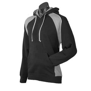Sudadera con capucha de algodón polivinílico de contraste para hombre personalizada al por mayor, Sudadera con capucha de panel de equipo transpirable ecológica para la temporada de otoño - Product Image 5