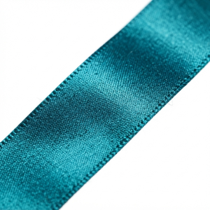 6mm Teal Single Face Satin Ribbon Customizable Factory Direct 350 Meter Roll for Spa Packaging Boutique Gift <b>Boxes</b> Retail Bulk - Product Image 4