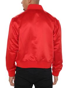 Nouveautés Vêtements Brodés Classique Hommes Mode Satin Baseball Varsity Homme Vestes - Product Image 2