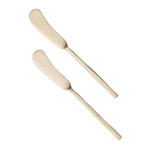 Couteau à beurre en acier inoxydable pour tartiner le fromage au beurre et les confitures, adapté aux maisons, aux cafés, aux restaurants et aux repas quotidiens - Product Image 1