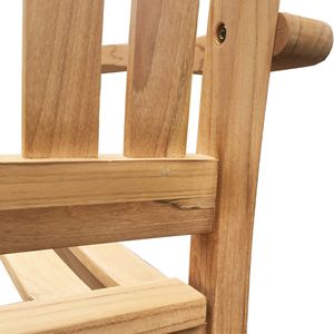 Garden Chair-Solid Teak Wood & Soft <b>Foam</b> <b>Waterproof</b> & Durable Outdoor Furniture for Events - Product Image 5