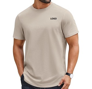 Camiseta de Cuello Redondo para Hombre, Mezcla de Algodón, Corte Atlético, Camisetas de Manga Corta para Hombre, Camisetas 100% Algodón - Product Image 4