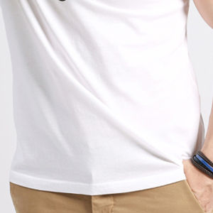 Camisetas de Hombre para la Nueva Temporada de Verano, 100% Algodón, Transpirables, de Secado Rápido, Corte Holgado, Tallas Grandes, Impresión de Logotipo Personalizado, Letra Alta en la Parte Delantera - Product Image 2