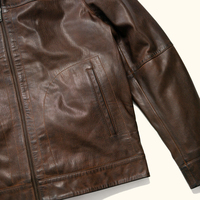 Nouvelle veste en cuir d'agneau véritable pour homme, pour motard - Saison hivernale, imperméable, coupe-vent, chauffante, service OEM personnalisé