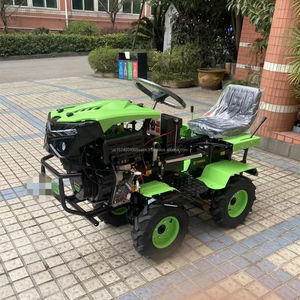 Tracteur agricole diesel 4x4 mini AM-12.5 12.5HP avec cultivateur, motoculteur haute puissance, boîte de vitesses, pompe, moteur et roulement – Garantie 1 an - Product Image 6