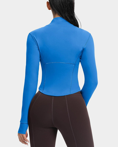 Women's <b>Yoga</b> Fitness <b>Jacket</b> Breathable Athletic Workout Running Training Activewear Full Zip Sportswear Outerwear custom <b>jacket</b> - Product Image 5