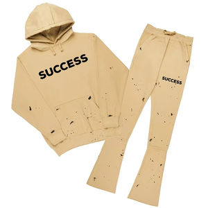 Survêtement d'hiver professionnel unisexe entièrement personnalisé et respirant avec logo sur mesure, ensemble deux pièces pour hommes - Product Image 2