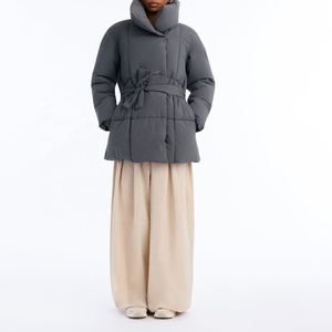 Chaqueta Acolchada Larga para Mujer, con Logotipo Personalizado, Gruesa, Cálida, Resistente al Viento, con Cierre de Cremallera, Forro de Piel, Estilo Urbano - Product Image 4