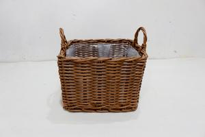 Handwoven Eco-Friendly Plastic Rope Wicker Storage Basket Set with Handles Organizer <b>Bin</b> for <b>Kitchen</b> Bathroom Living Room - Product Image 3