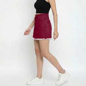 Faldas Vaqueras para Mujer, las Más Vendidas, Colección de Moda Urbana con Marca Personalizada, Servicios de Proveedor Mayorista, Nuevo Diseño - Product Image 3