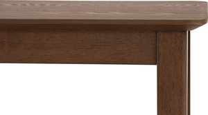 Japandi 140cm Wood Dining <b>Bench</b> Chair with Walnut Finish and Tapered Legs for 3-Seater Dining <b>Table</b> <b>Set</b> - Product Image 5