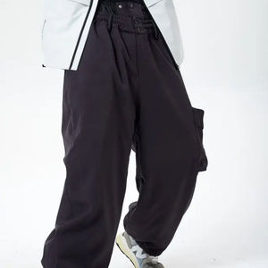Pantalones de esquí cargo unisex de moda, extragrandes, impermeables 10.000 mm, transpirables, ecológicos, de secado rápido, corte holgado, cálidos para la nieve - Product Image 6