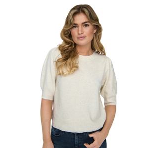 Pull tricoté respirant à col rond et manches courtes, couleur unie, qualité supérieure, idéal pour l'hiver – Nouvelle collection OEM en promotion - Product Image 1