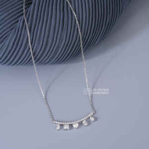 Colgante de Diamante Cultivado en Laboratorio con Corte Esmeralda, Corazón, Oval, Princesa, Pera y Redondo, en Plata S925, Metal Blanco de Lujo, Claridad EF, 28 Piezas, Regalo - Product Image 4