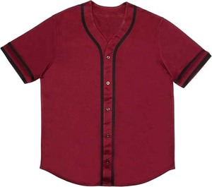 Camiseta de Béisbol Sublimada Transpirable con Diseño Personalizado, Equipación de Equipo con Botones Completos, Chaqueta de Béisbol de Colores Vibrantes para Hombre - Product Image 6