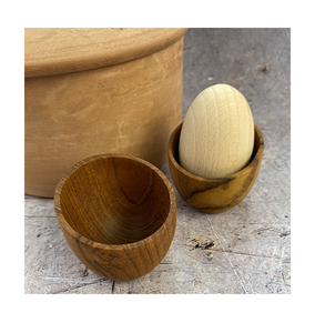 Polished Safe <b>Wooden</b> Egg <b>Cups</b> Perfect Quality Newly Crafts Boiled Egg Holders for Easter Crafts & Home Decoration - Product Image 3