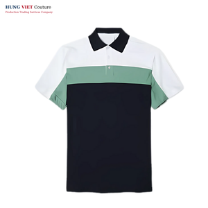 Vente en gros 2025 Nouvel An Noël Sublimation Golf Top Hommes Loisirs Tricoté pour Polo avec Motif Solide - Product Image 4
