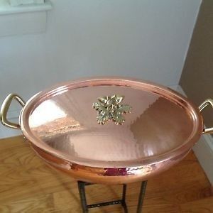 Heavy Duty Copper Saucepan with Lid Kitchen Cooking Pan for Gas Stove Home Hotel Restaurant Kitchen Use Long Lasting Quality - Product Image 4