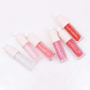 Shining Coated Lip Gloss 04 <b>Flower</b> Rose 4g Travel Size Glittering Personal Label Natinda Lip Makeup Beauty Liquid Foam - Product Image 3