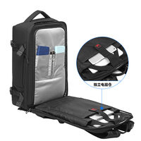 Sac à dos pour ordinateur portable Eastshine, unisexe, imperméable, grande capacité, extensible jusqu'à 17 pouces, pour la randonnée