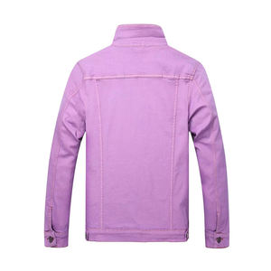 Meilleures ventes : Vestes en jean pour hommes, style streetwear, nouveau style, nouvelle mode, vente en gros, vestes en jean unies pour hommes à faible MOQ - Product Image 2