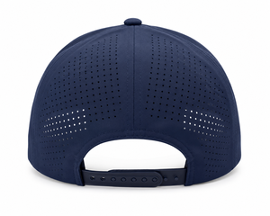 Casquette de golf personnalisée à 5 panneaux avec visière incurvée découpée au laser, fermeture snapback, chapeau décontracté de performance supérieure pour le sport et les activités de plein air - Product Image 5