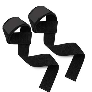 Correas de levantamiento de pesas para entrenamiento de fuerza en el gimnasio, correas de soporte para muñecas acolchadas de neopreno para peso muerto y dominadas, de alta resistencia - Product Image 1