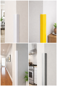 Protector de Esquinas de PVC Rígido en Forma de L, Perfil de Ángulo de Plástico, Protector de Bordes para Paredes, Pilares y Muebles, Protección de Seguridad y Contra Impactos - Product Image 4